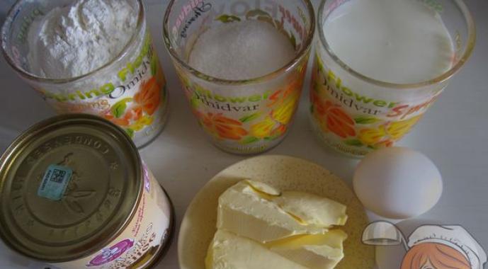 Кекси со варено кондензирано млеко: рецепт со фотографии чекор по чекор